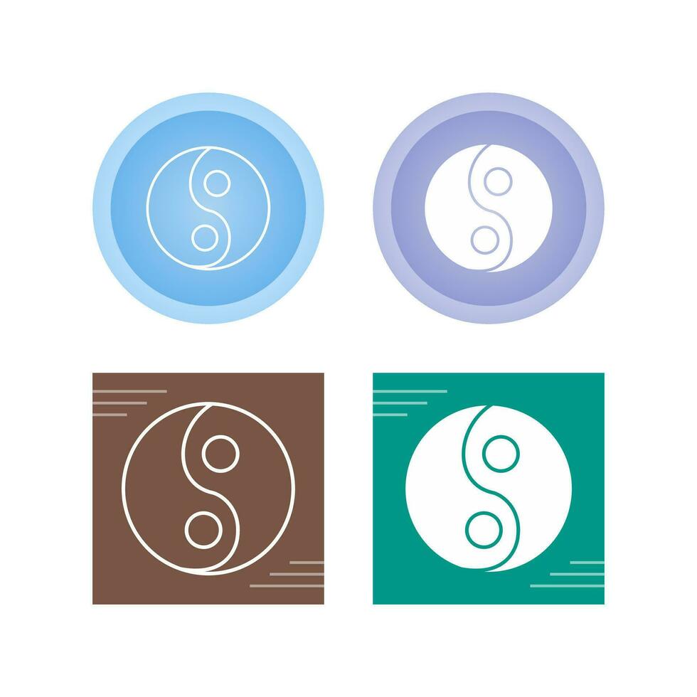 Yin Yang Vector Icon