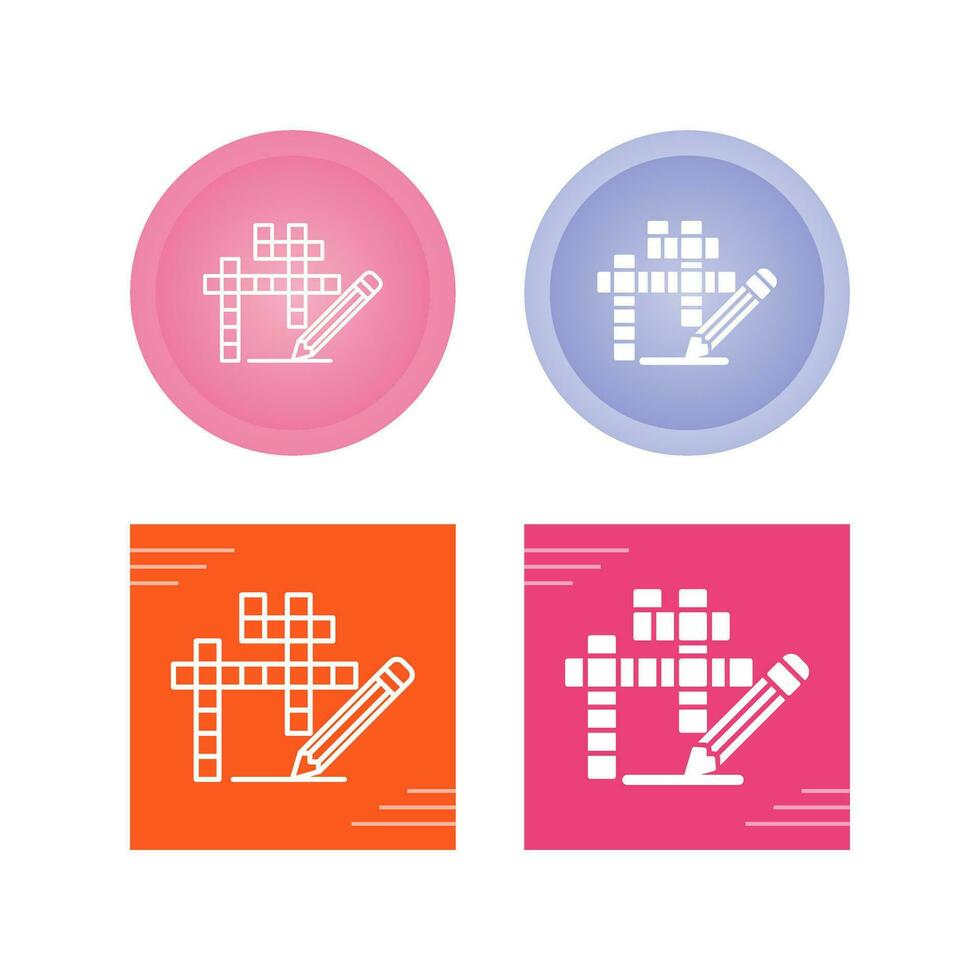 Crossword Vector Icon