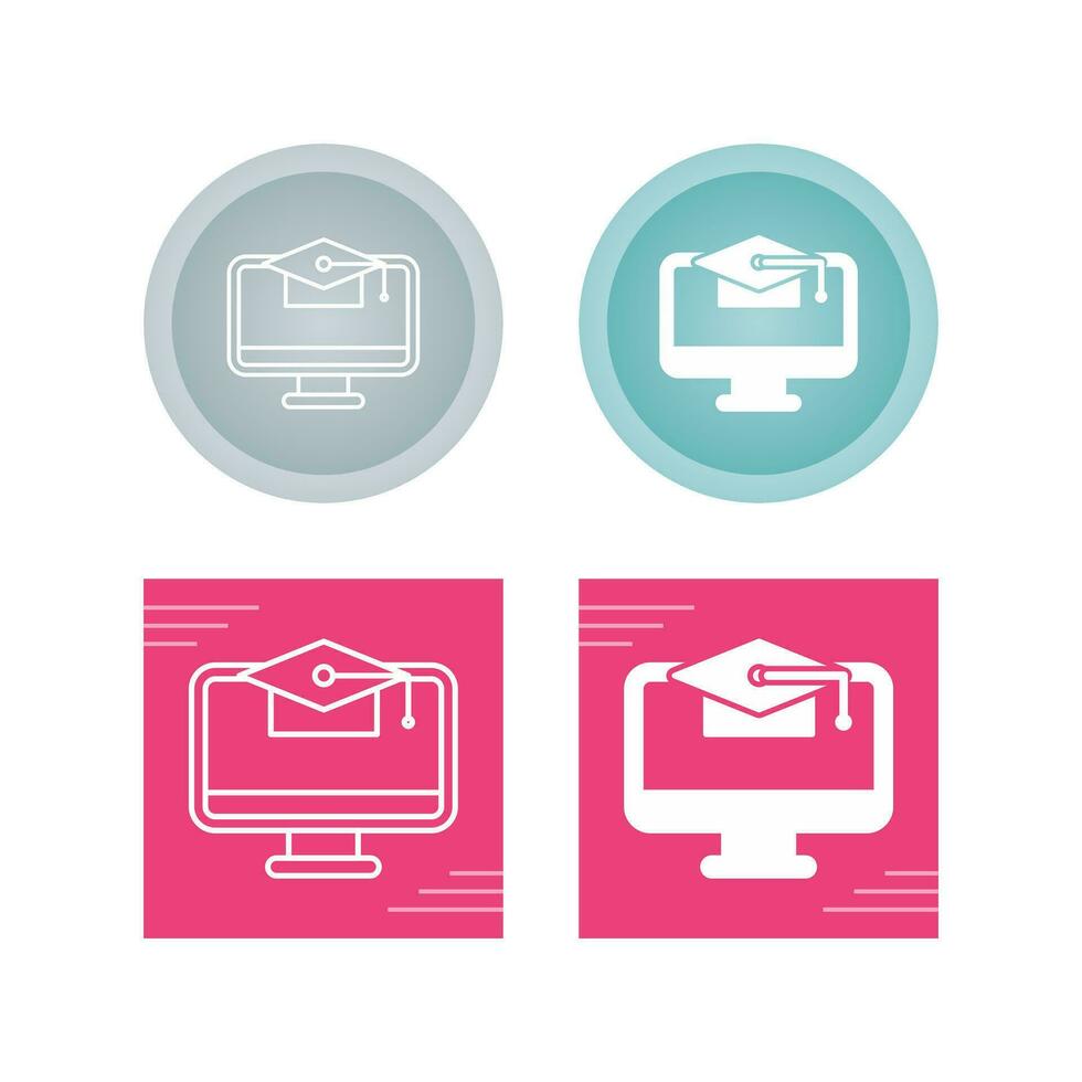 Online Education Vector Icon