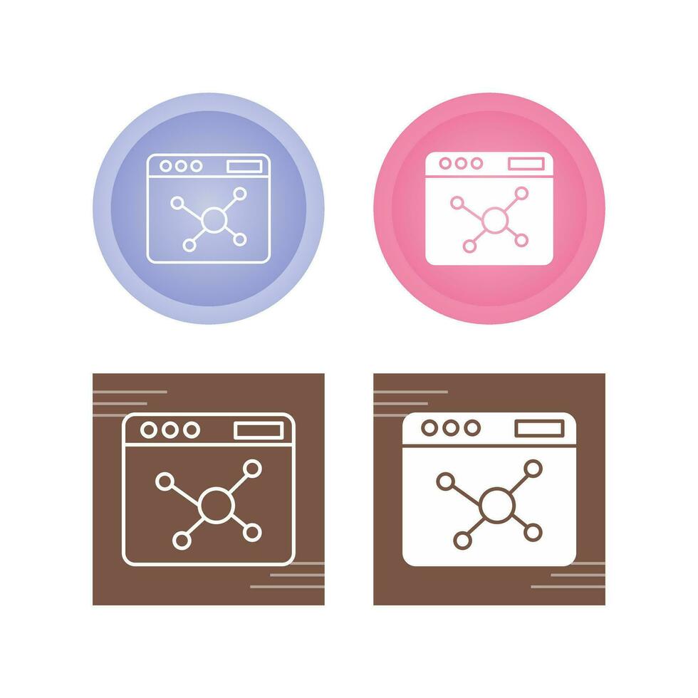 icono de vector de algoritmo