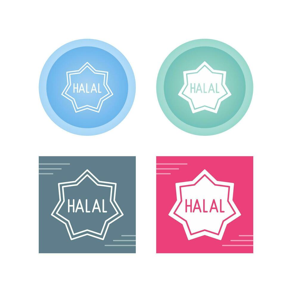 Halal Vector Icon