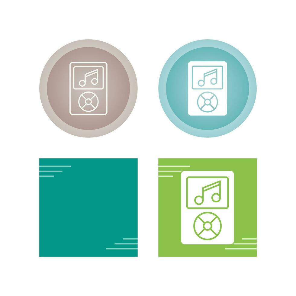 Music Player Vector Icon