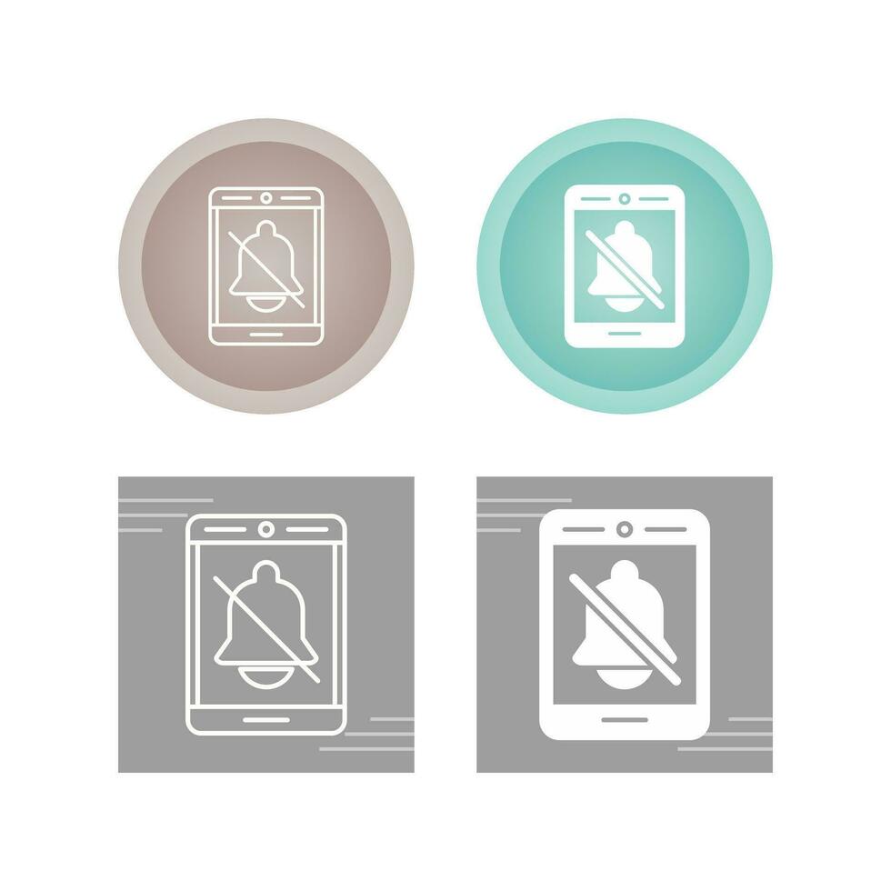 Bell Mute Vector Icon