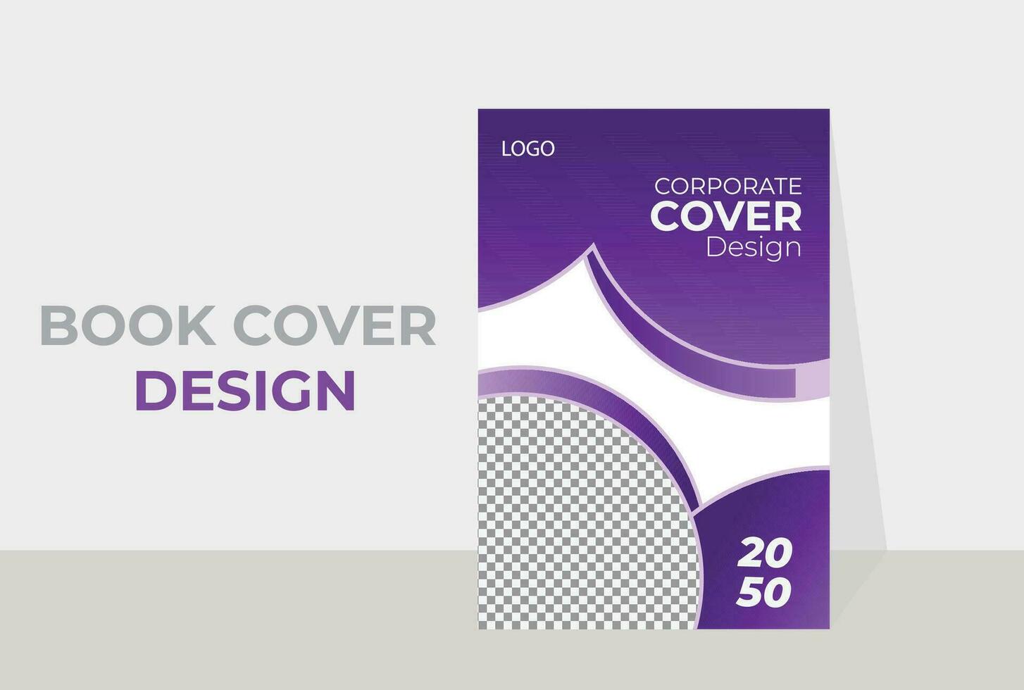 Corporate Book Cover Design Template. Can be adapt to Brochure, Annual Report. Vector EPS 10 Magazine or book design. Branding identity design.