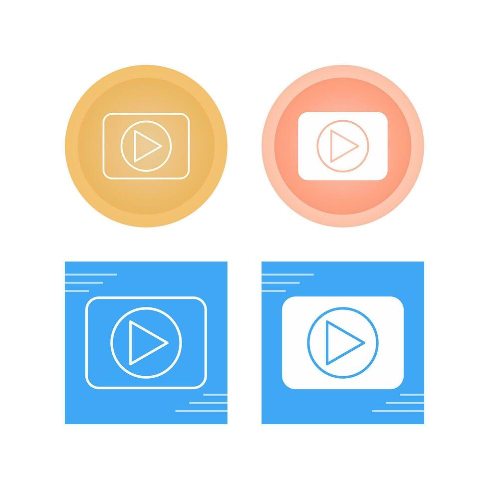 Play Button Vector Icon
