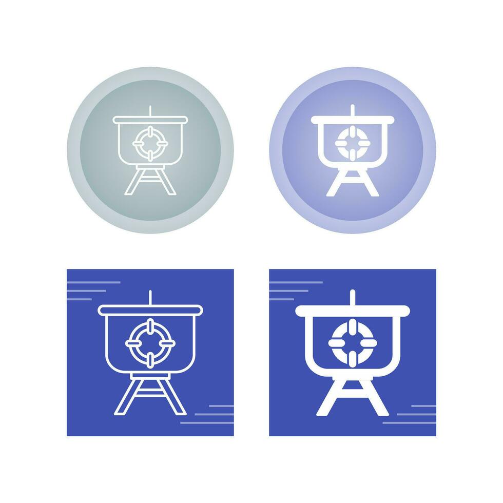 Target Presentation Vector Icon