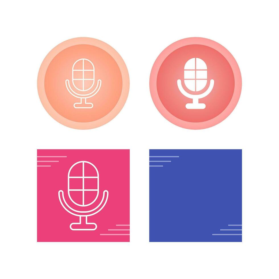 Microphone Vector Icon