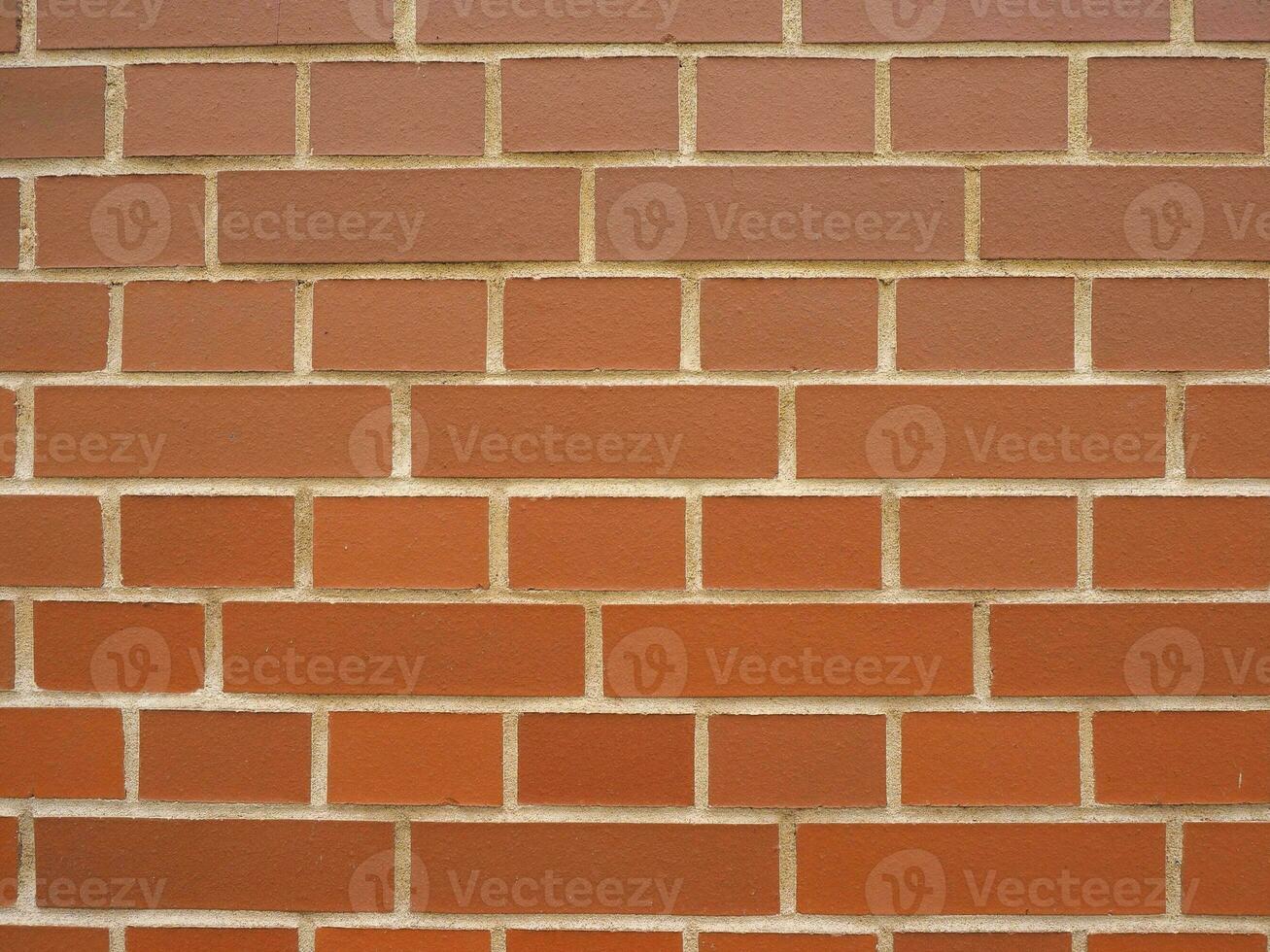 industrial style Red brick wall background photo