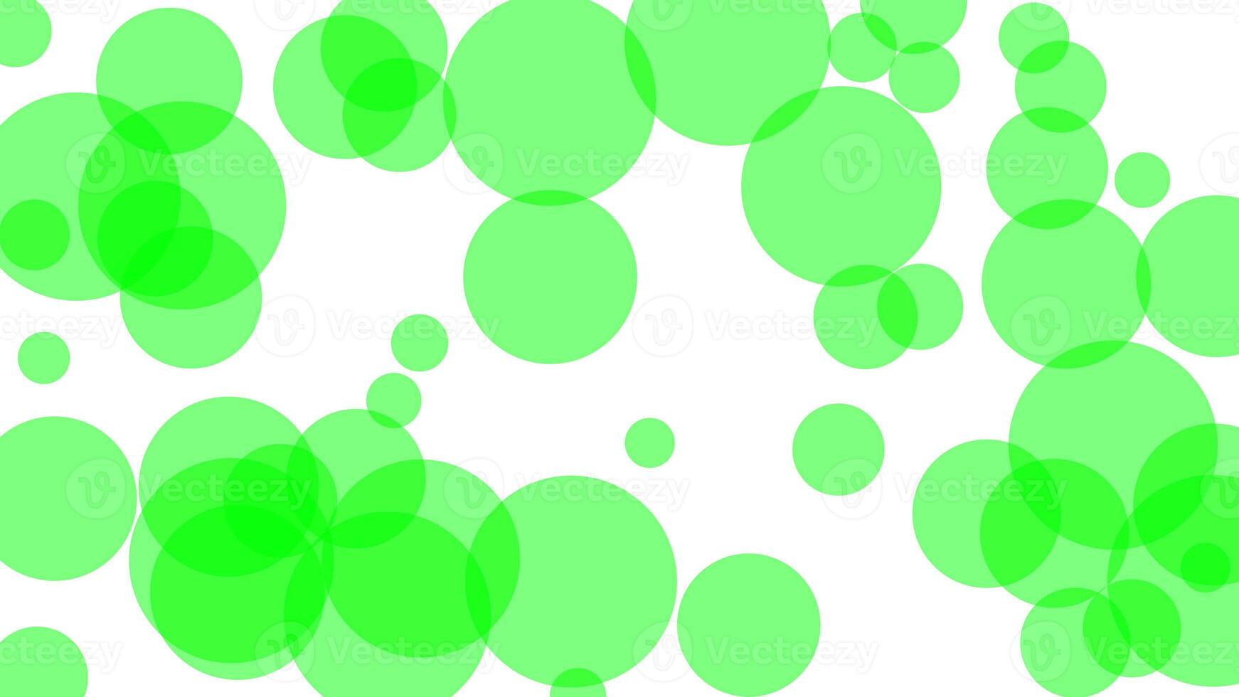 lime green circles background photo