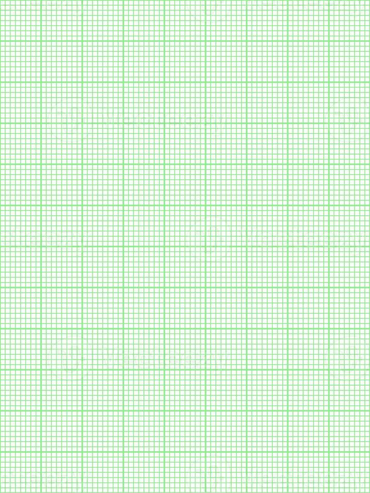 green color graph paper over white background photo