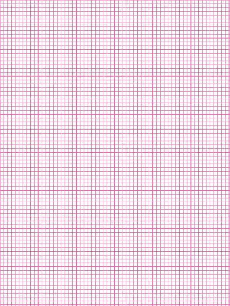 pink color graph paper over white background photo