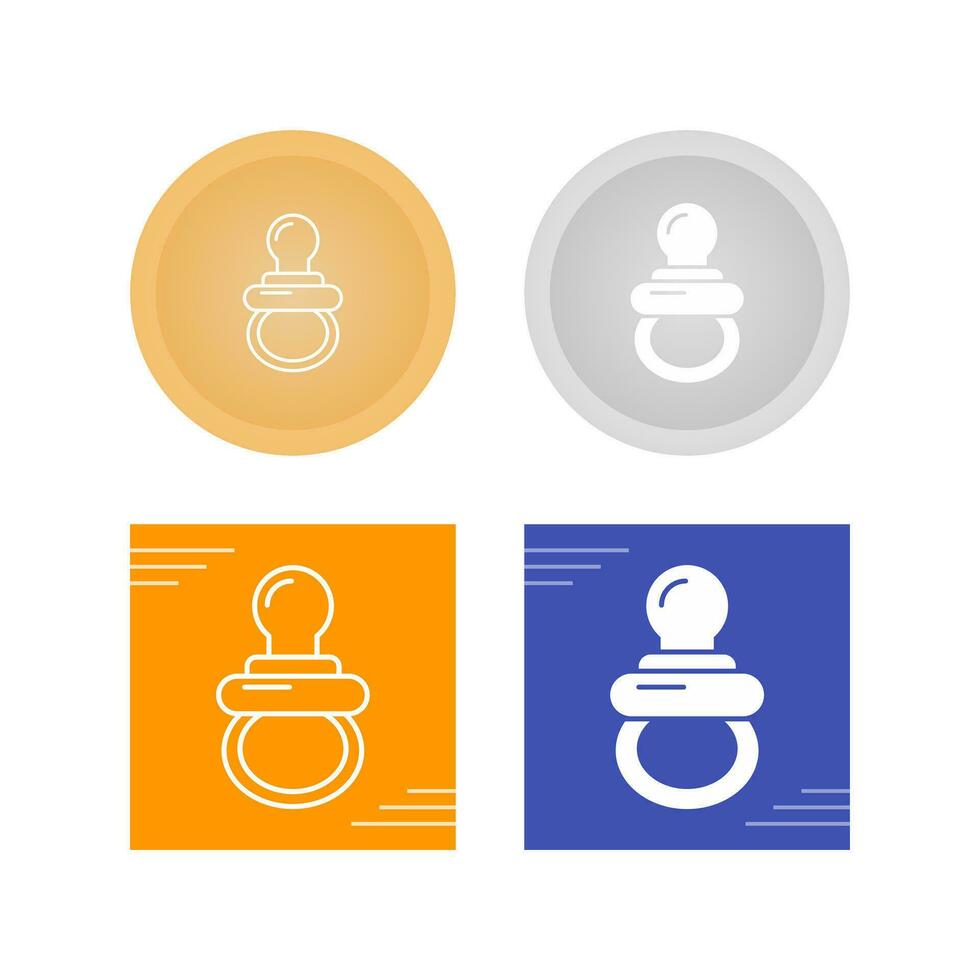 Pacifier Vector Icon