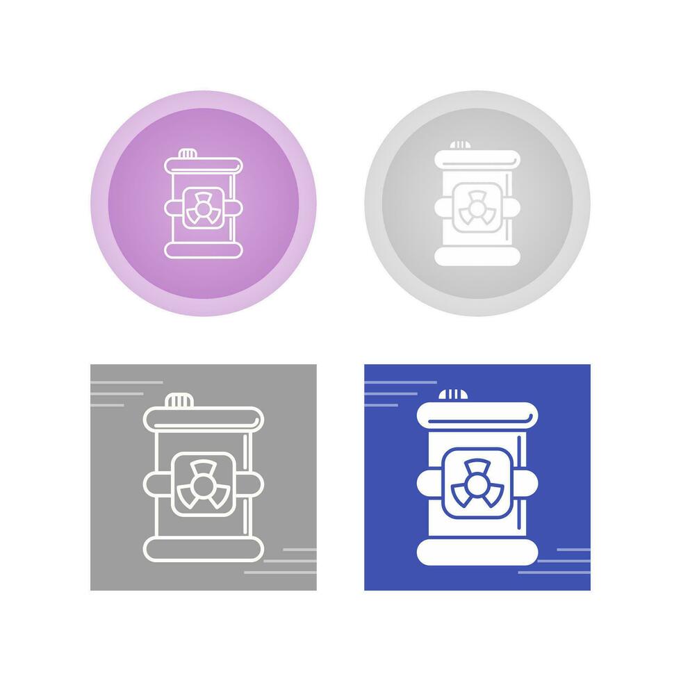 Toxic Waste Vector Icon