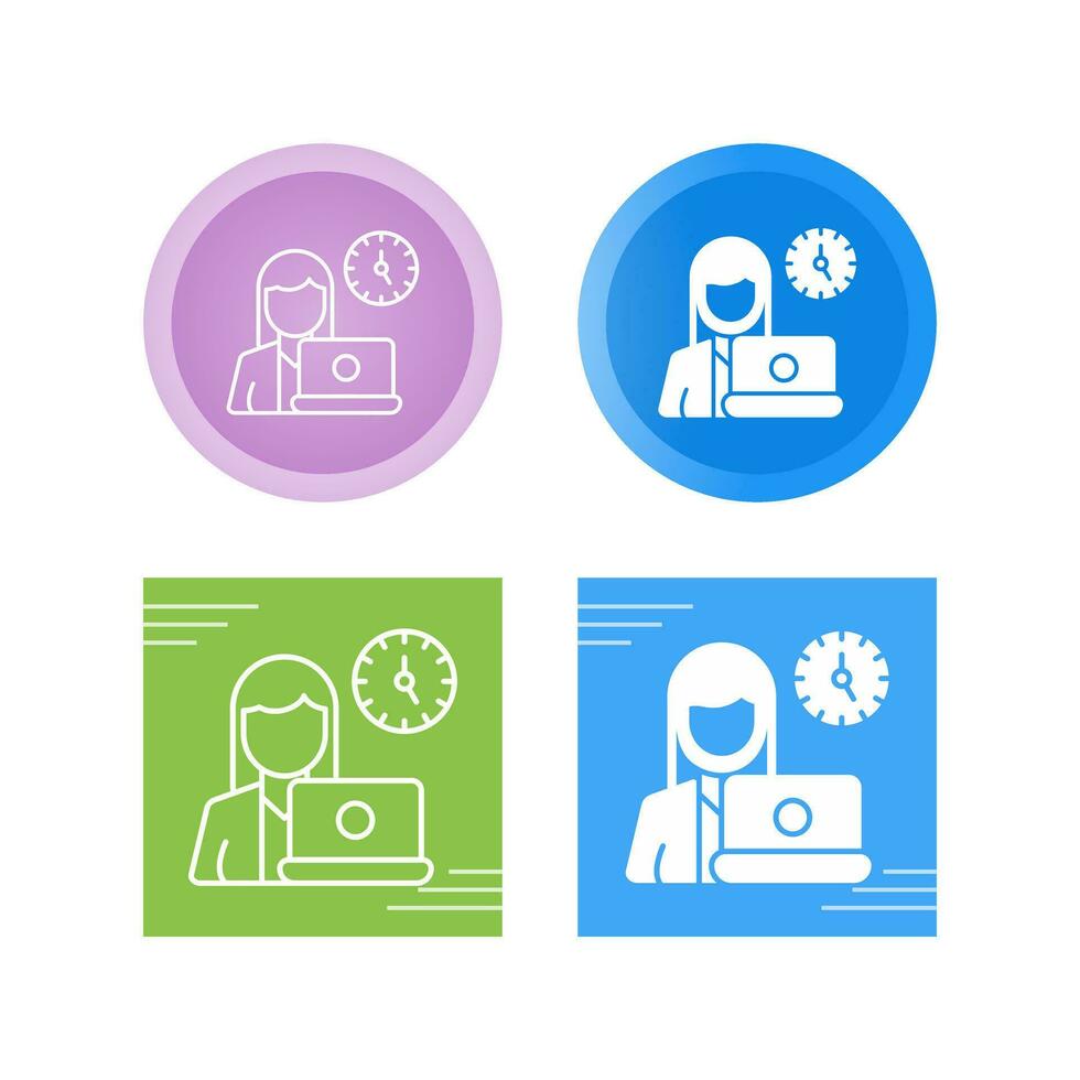 Overtime Vector Icon
