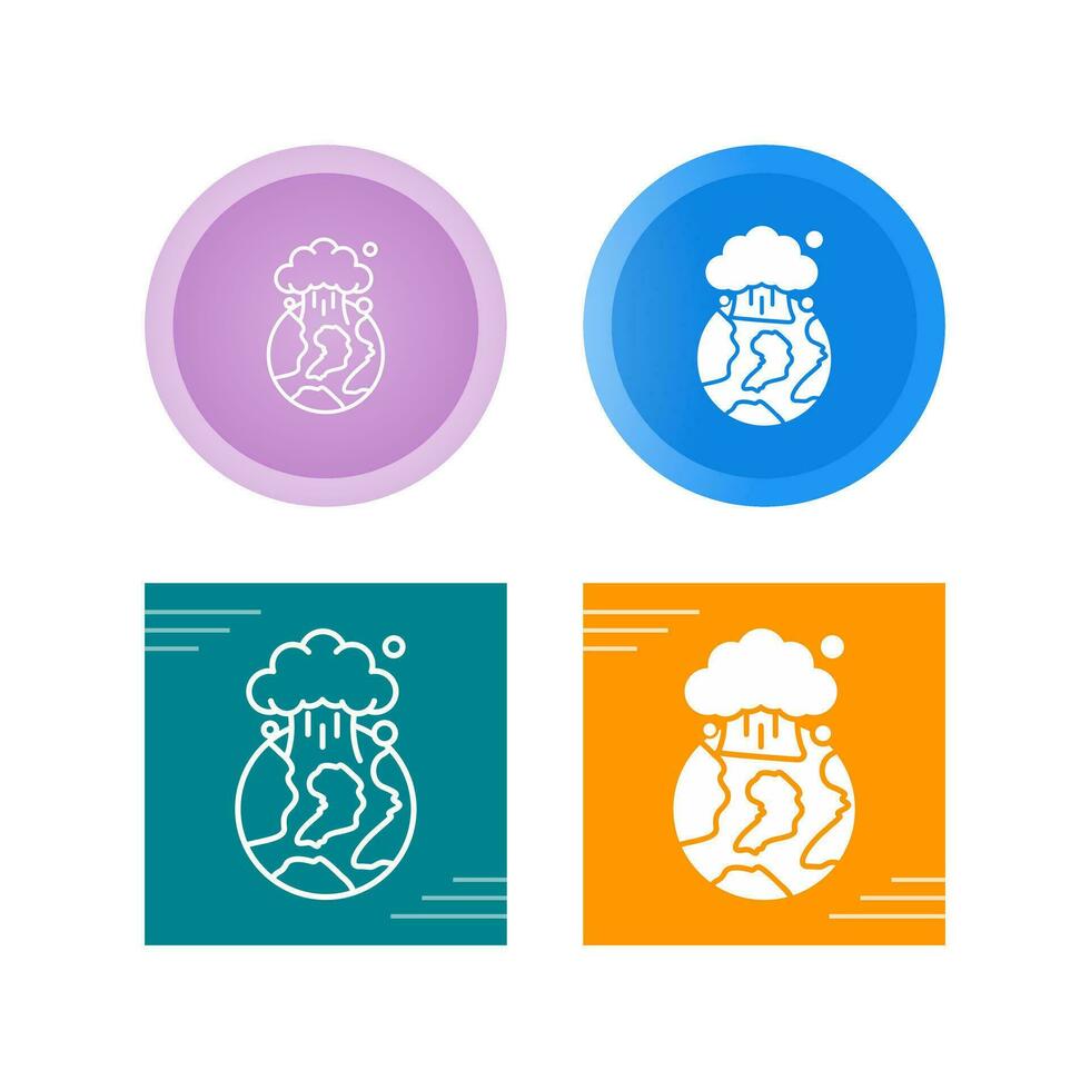 Nuclear Explosion Vector Icon