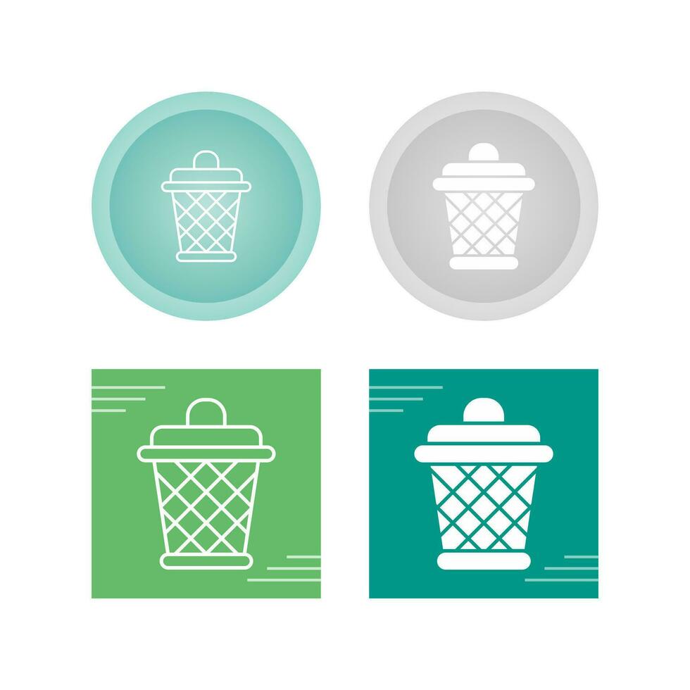 Dustbin Vector Icon