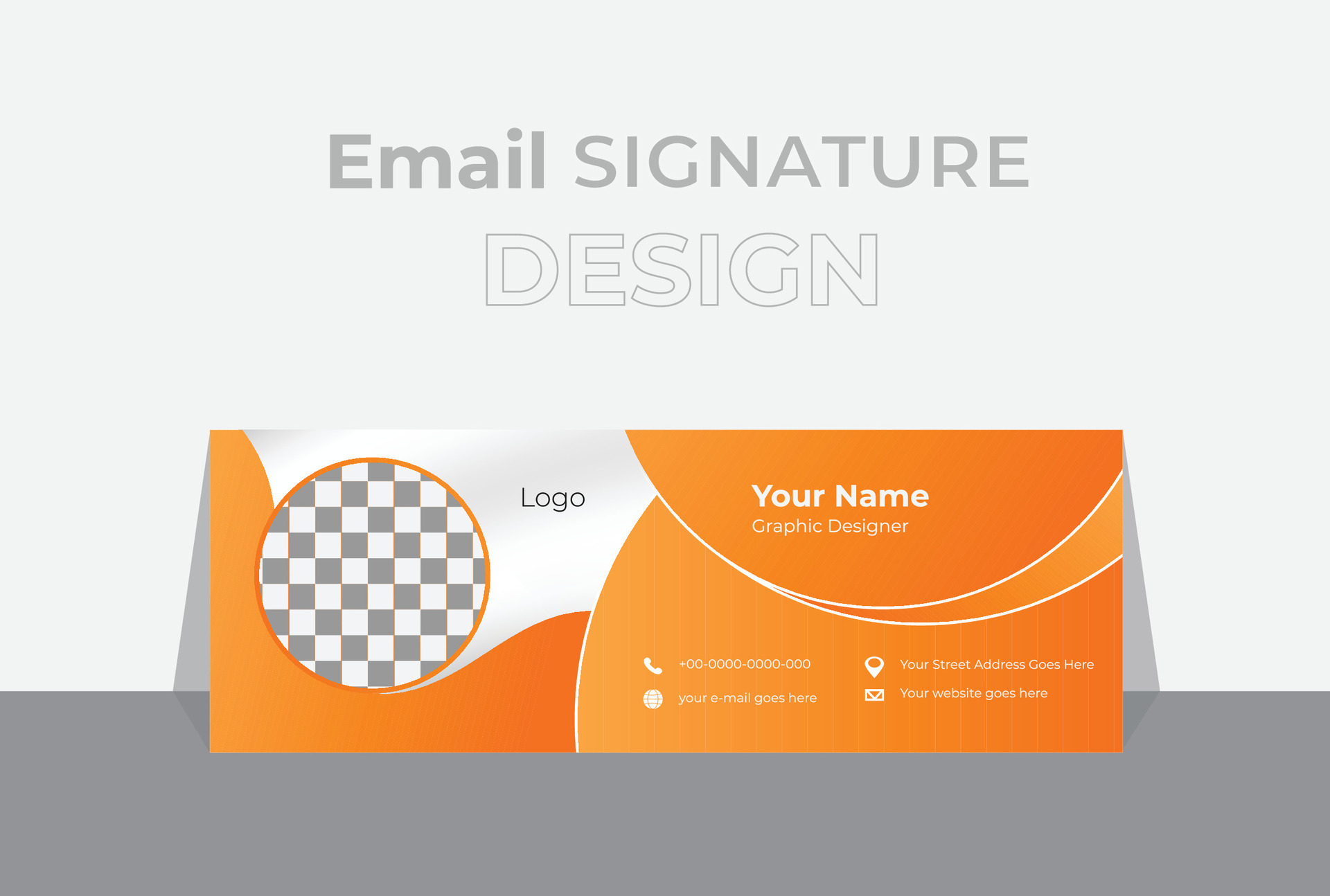 Personal and Creative email signature template. Modern email signature Personal and Creative email signature template. Modern email signature