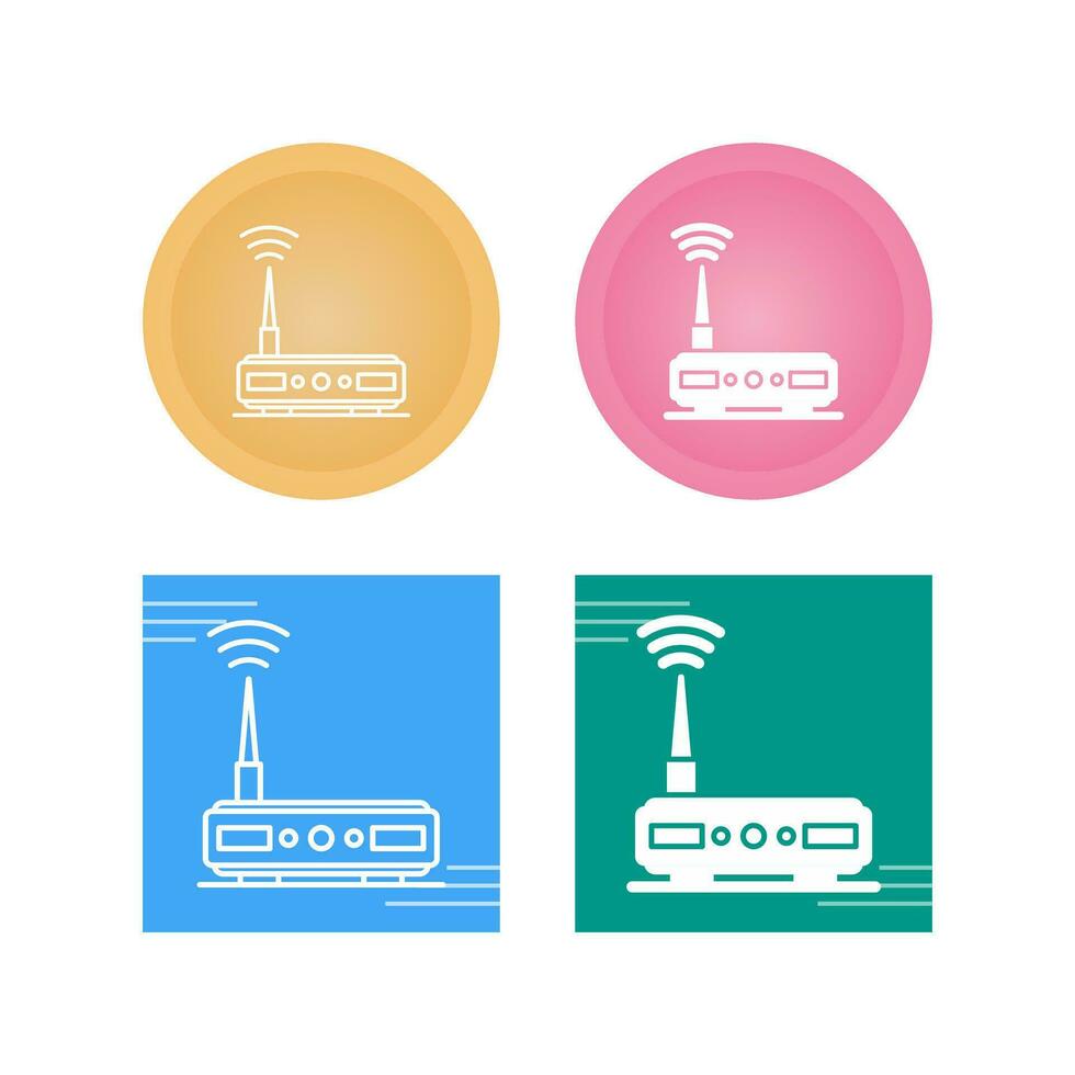 icono de vector de enrutador wifi