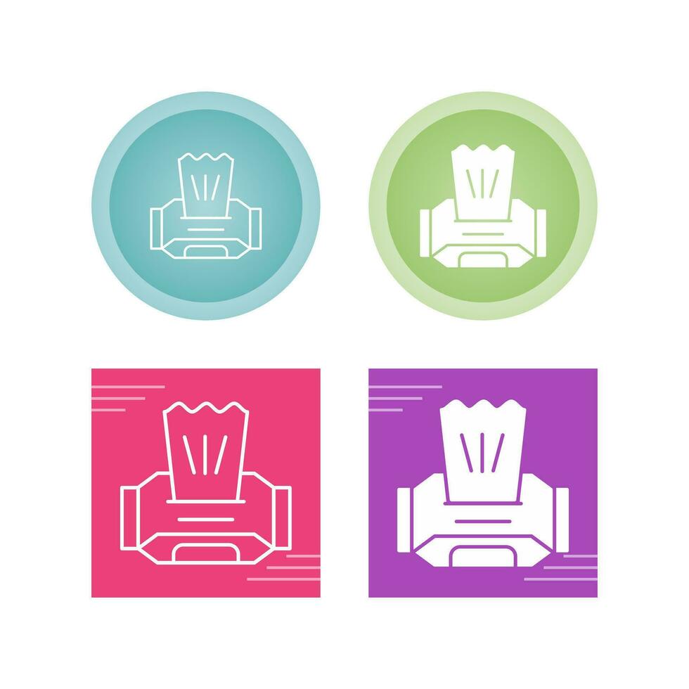Wet Wipes Vector Icon