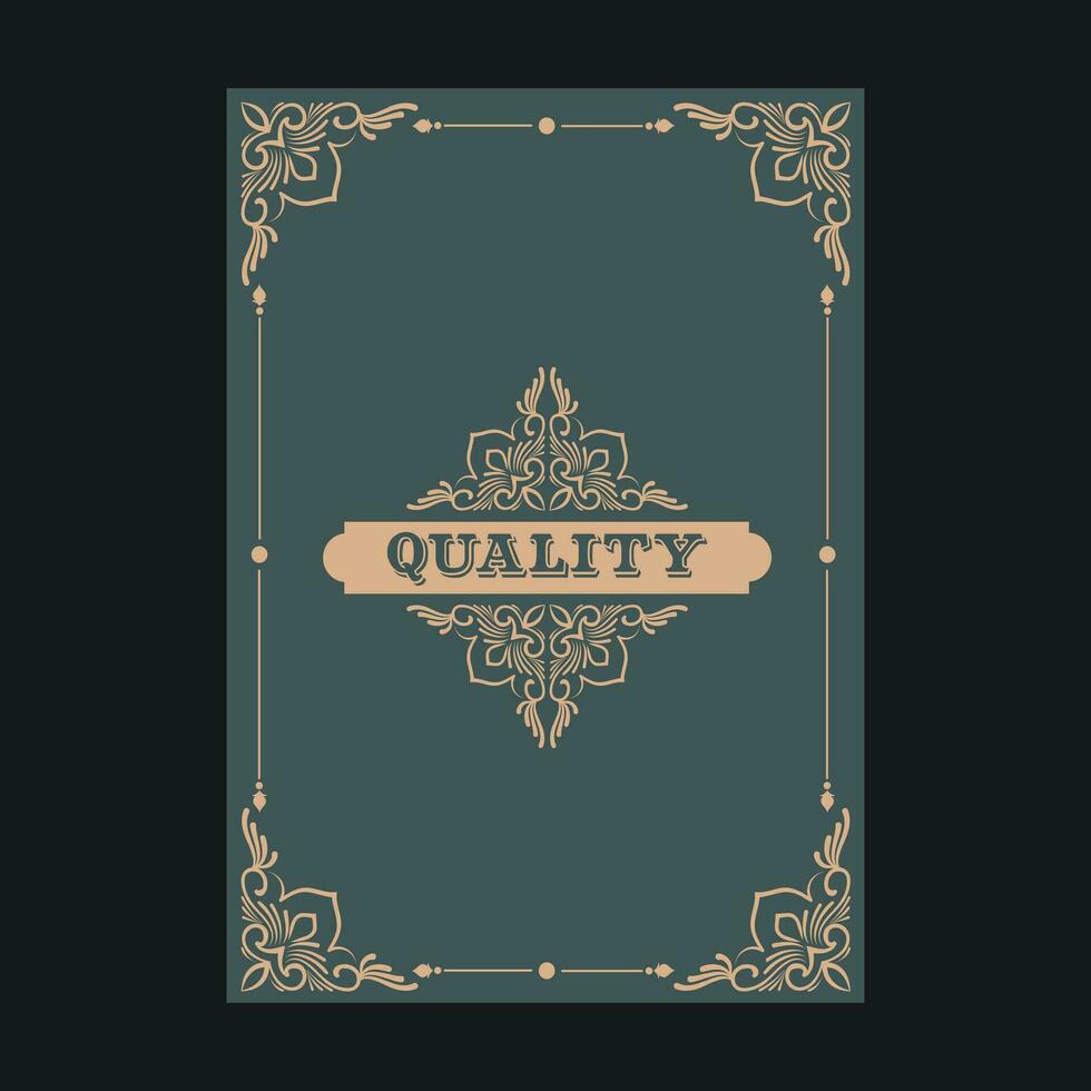 vintage frames templates elegant symmetry vector