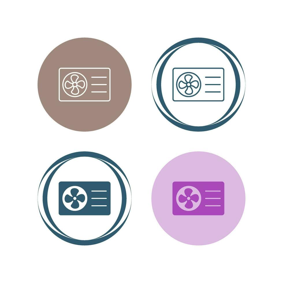 AC Outside Unit Vector Icon