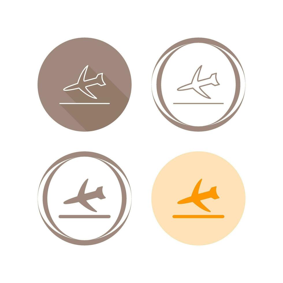 Flight Landing Vector Icon