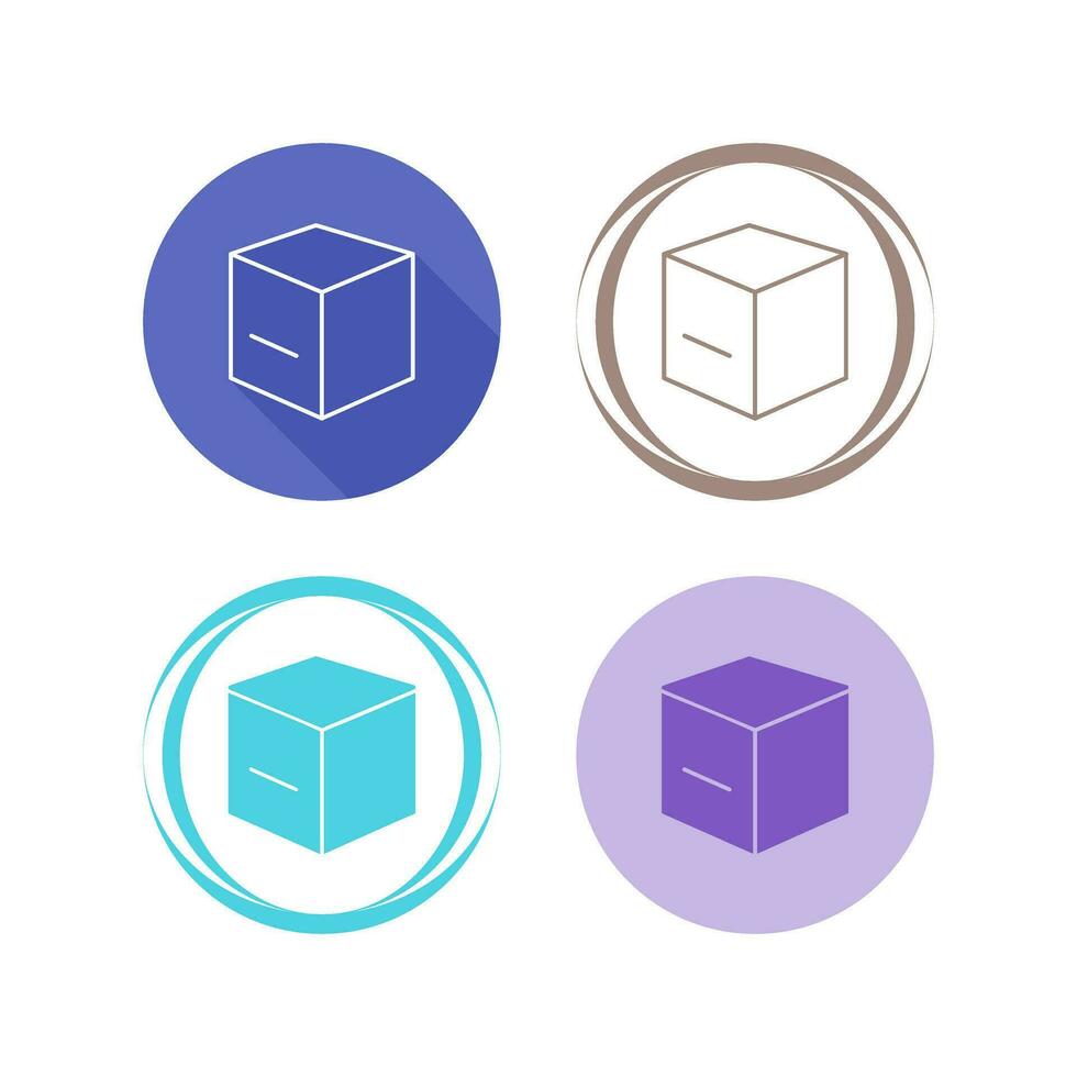 Cube Vector Icon