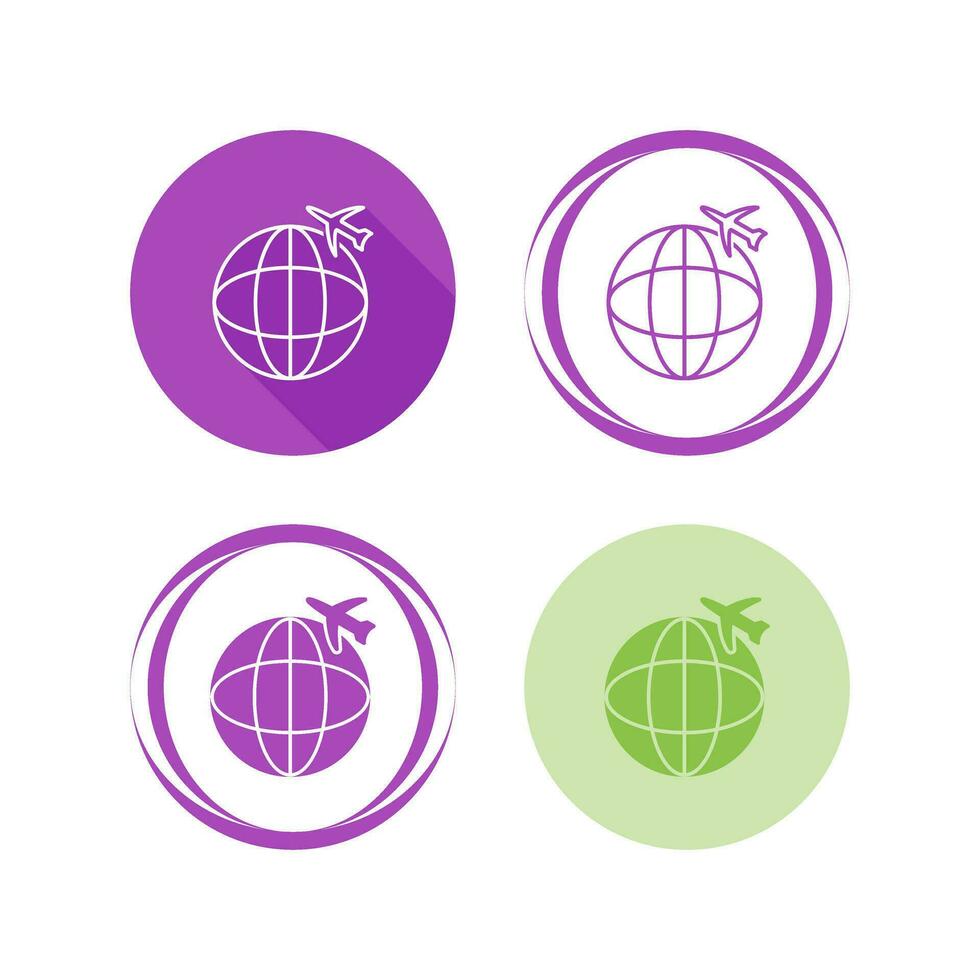International Flights Vector Icon