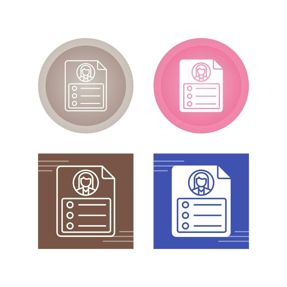 Portfolio Vector Icon