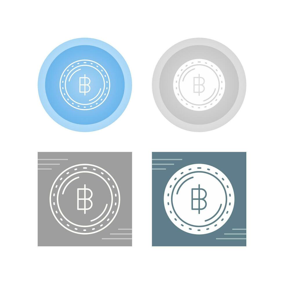 Baht Currency Vector Icon
