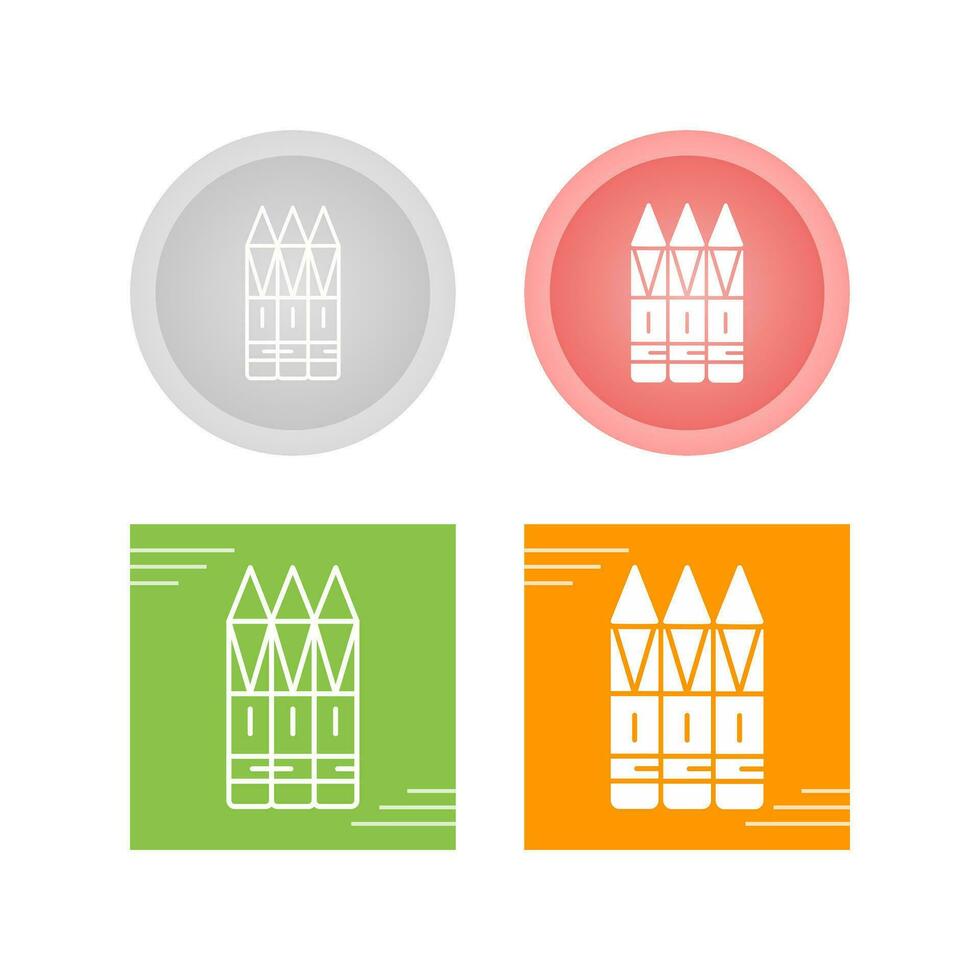 Crayons Vector Icon