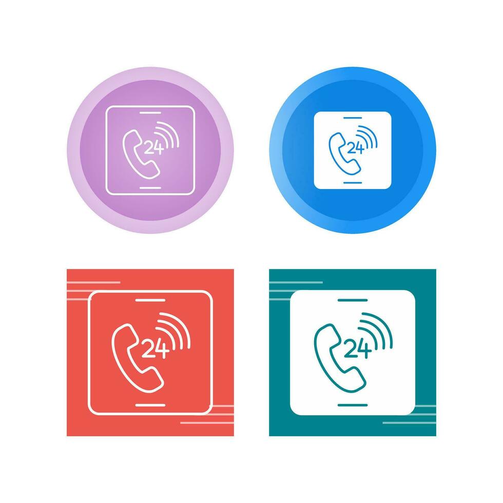 24 hour Vector Icon