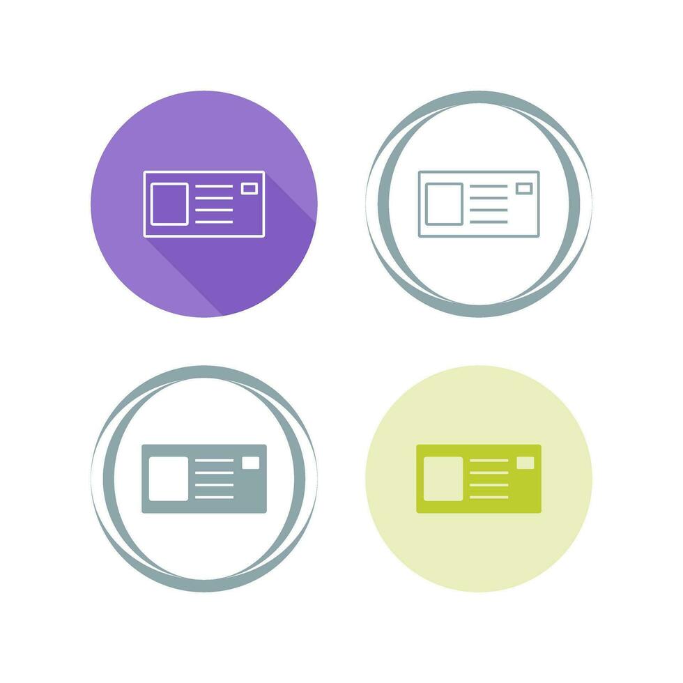 Identity Card Vector Icon