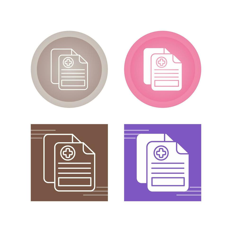 Medical History Vector Icon