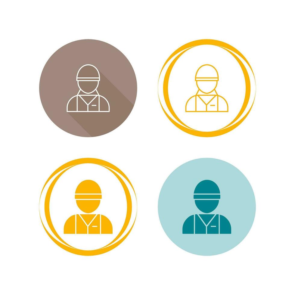 Industry Worker Vector Icon