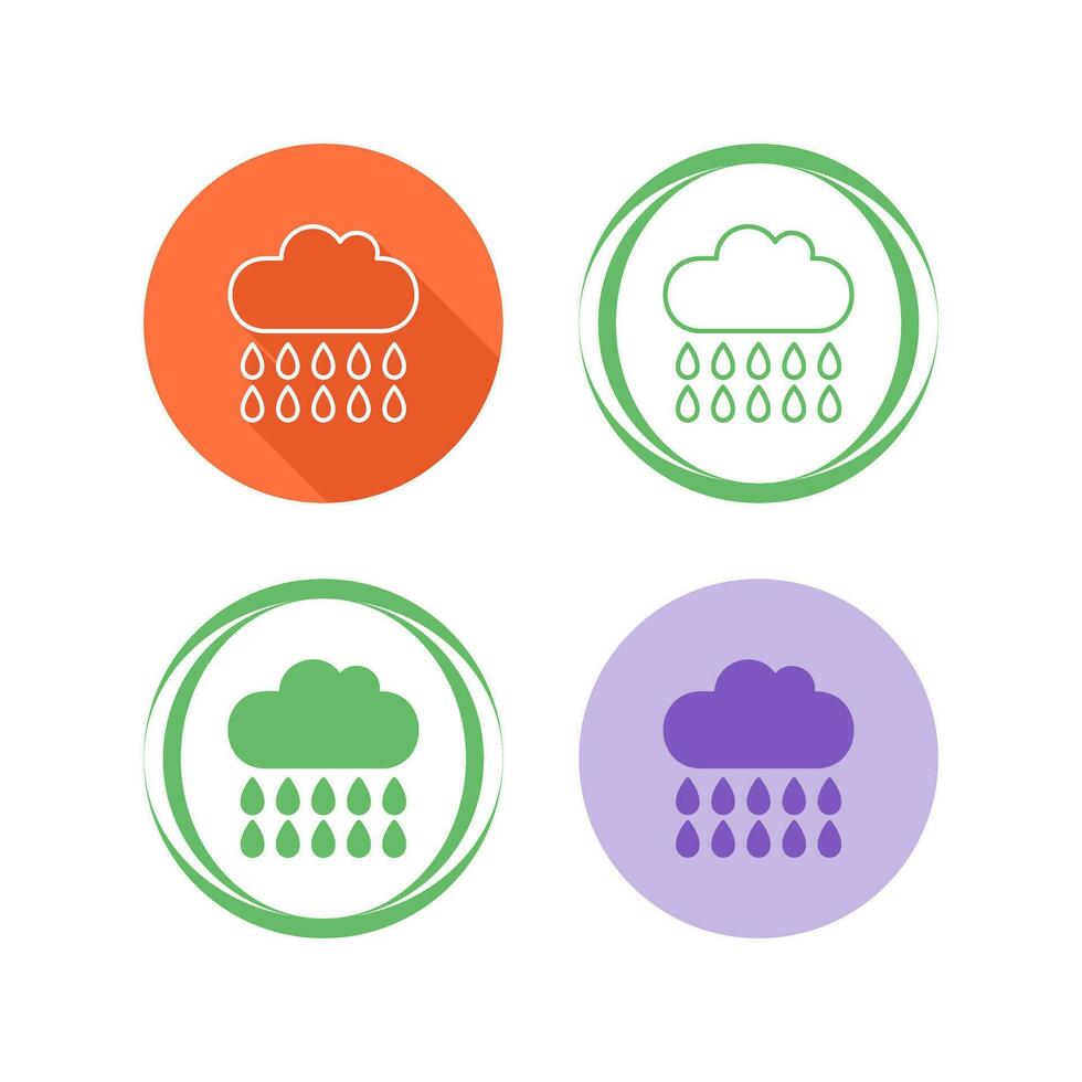 Rain Vector Icon