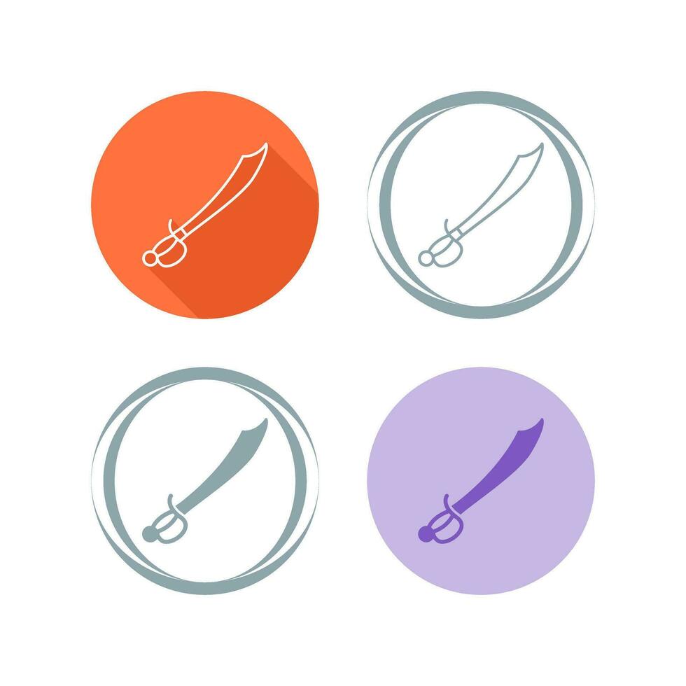 Pirate Sword Vector Icon