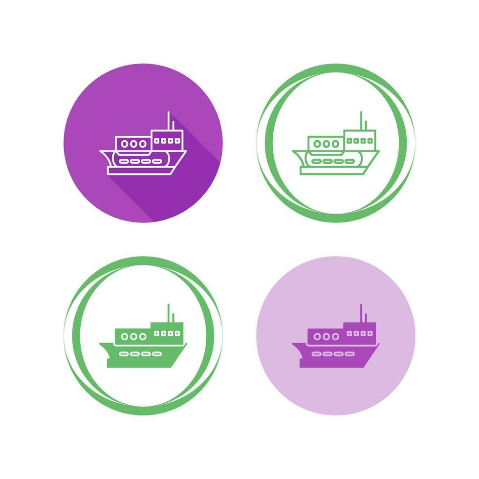 Delivery Ship Vector Icon