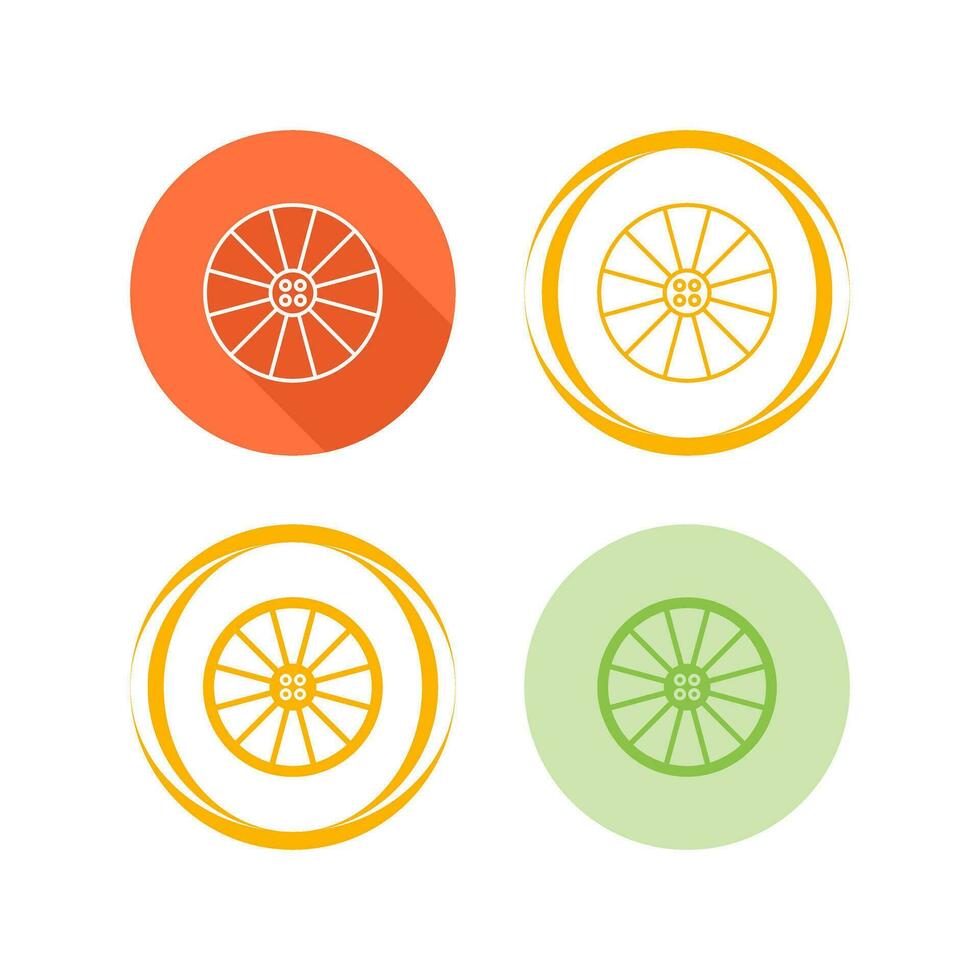 Wheel Vector Icon