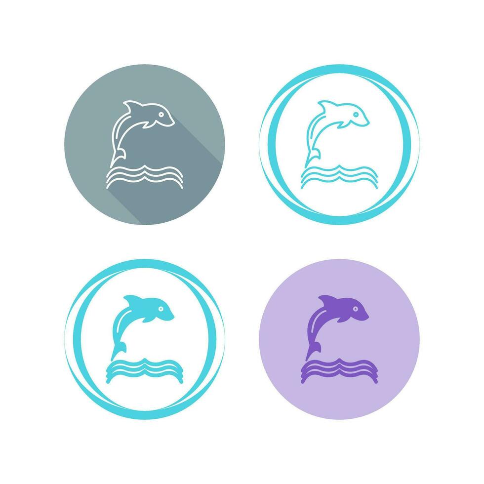 Dolphin Vector Icon
