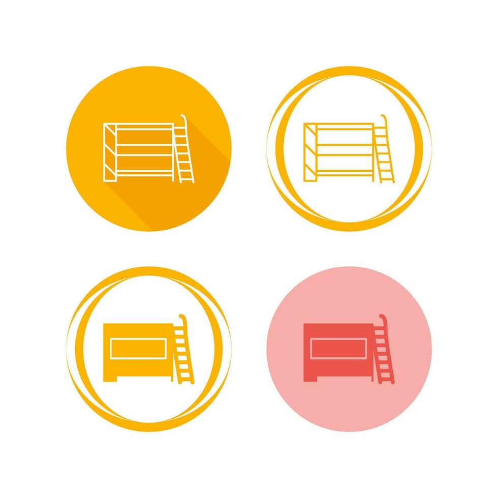 Bunk bed Vector Icon