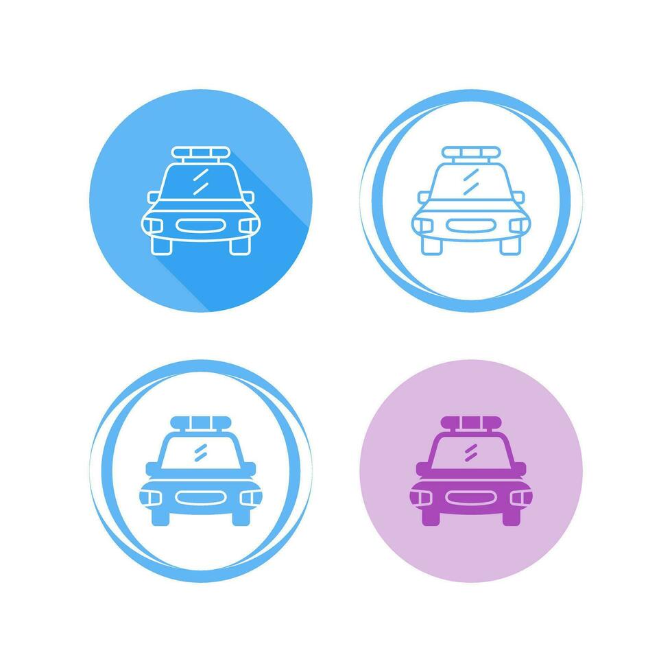 Police Car Vector Icon