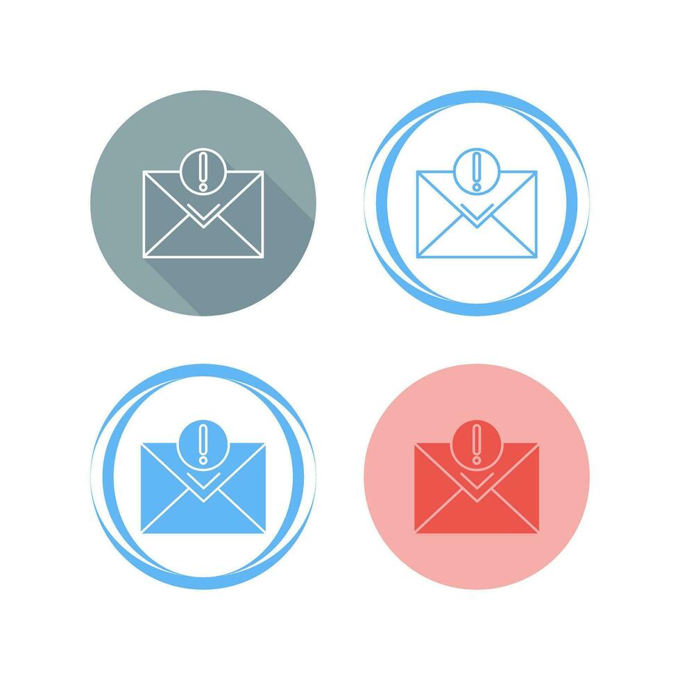 Urgent Mail Vector Icon