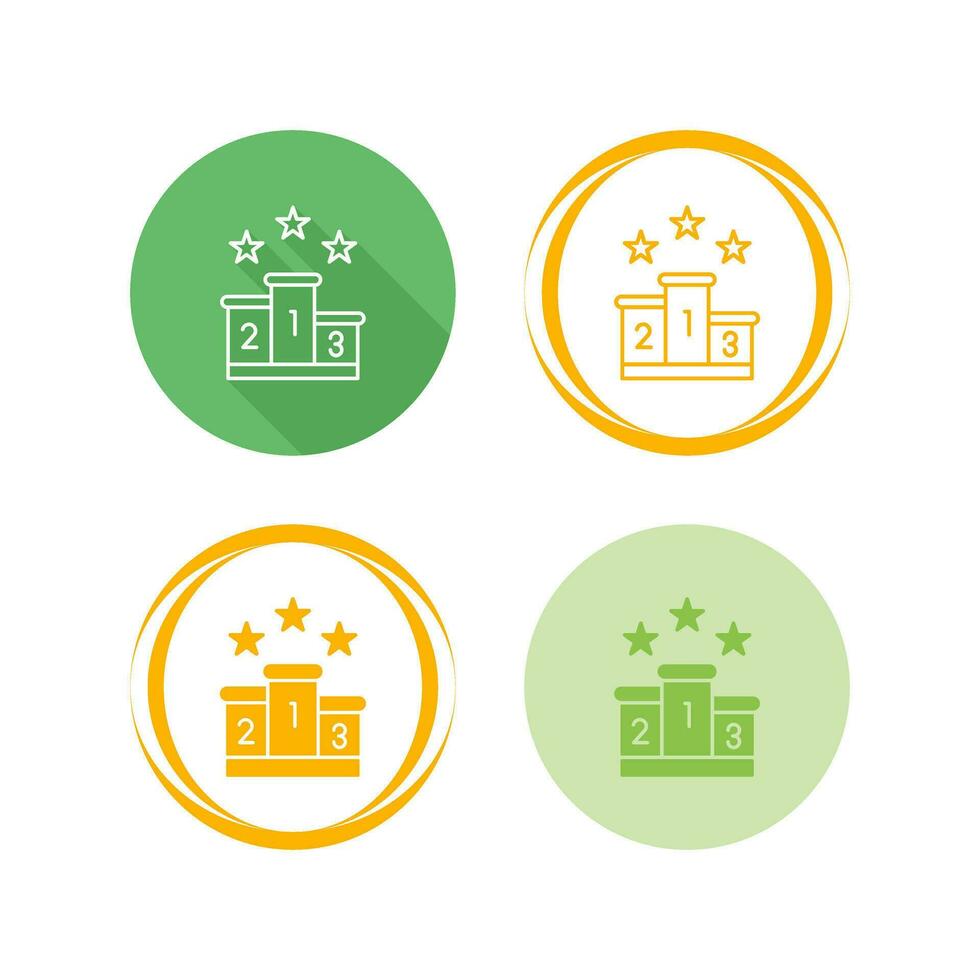 Podium Vector Icon