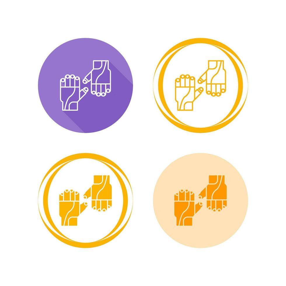 Cycling Gloves Vector Icon