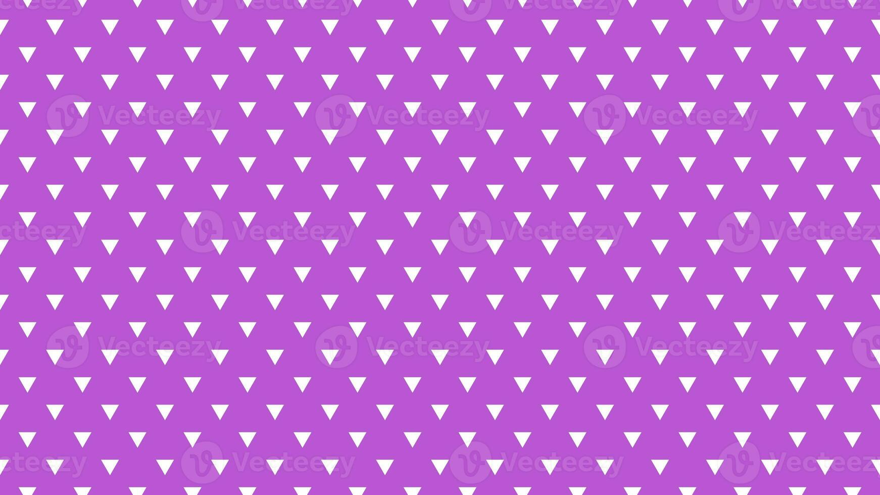 white color triangles over medium orchid purple background photo