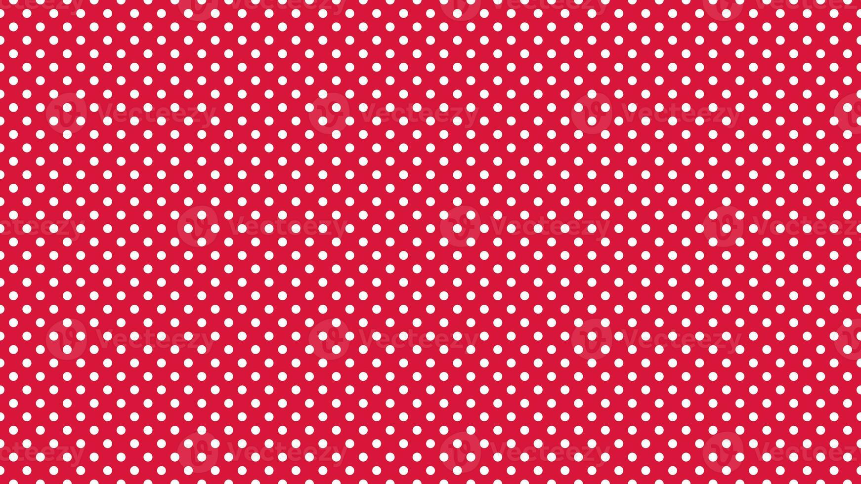 white polka dots over crimson background photo