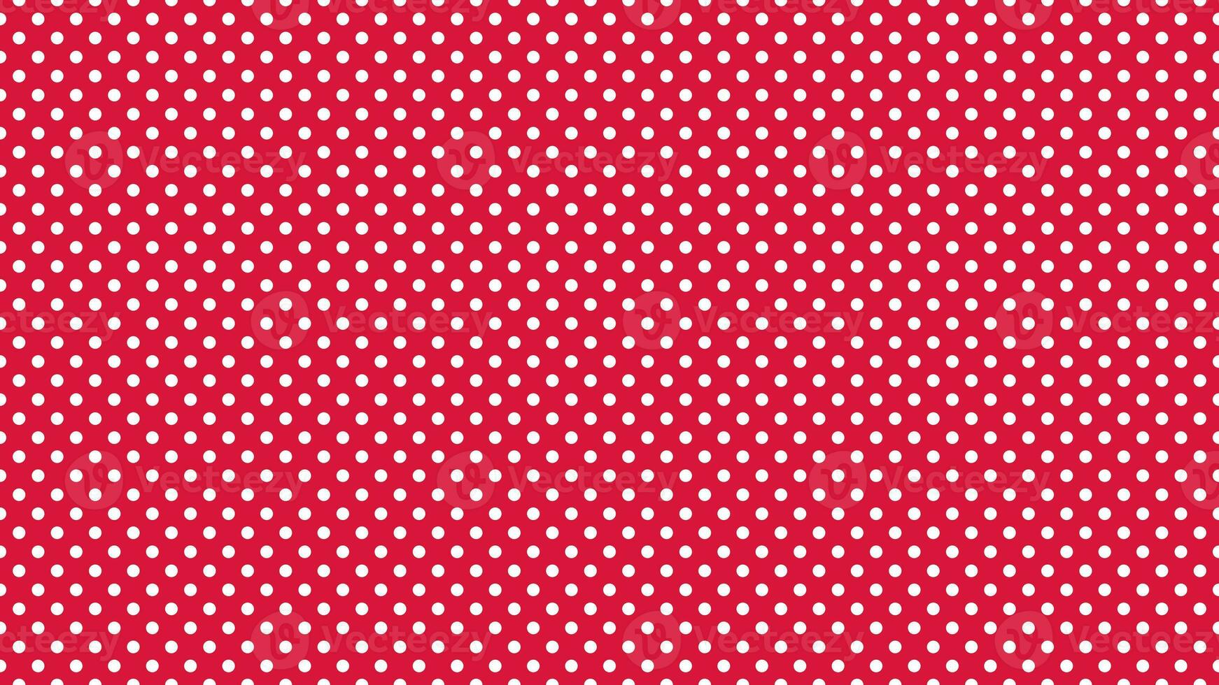 white polka dots over crimson background photo