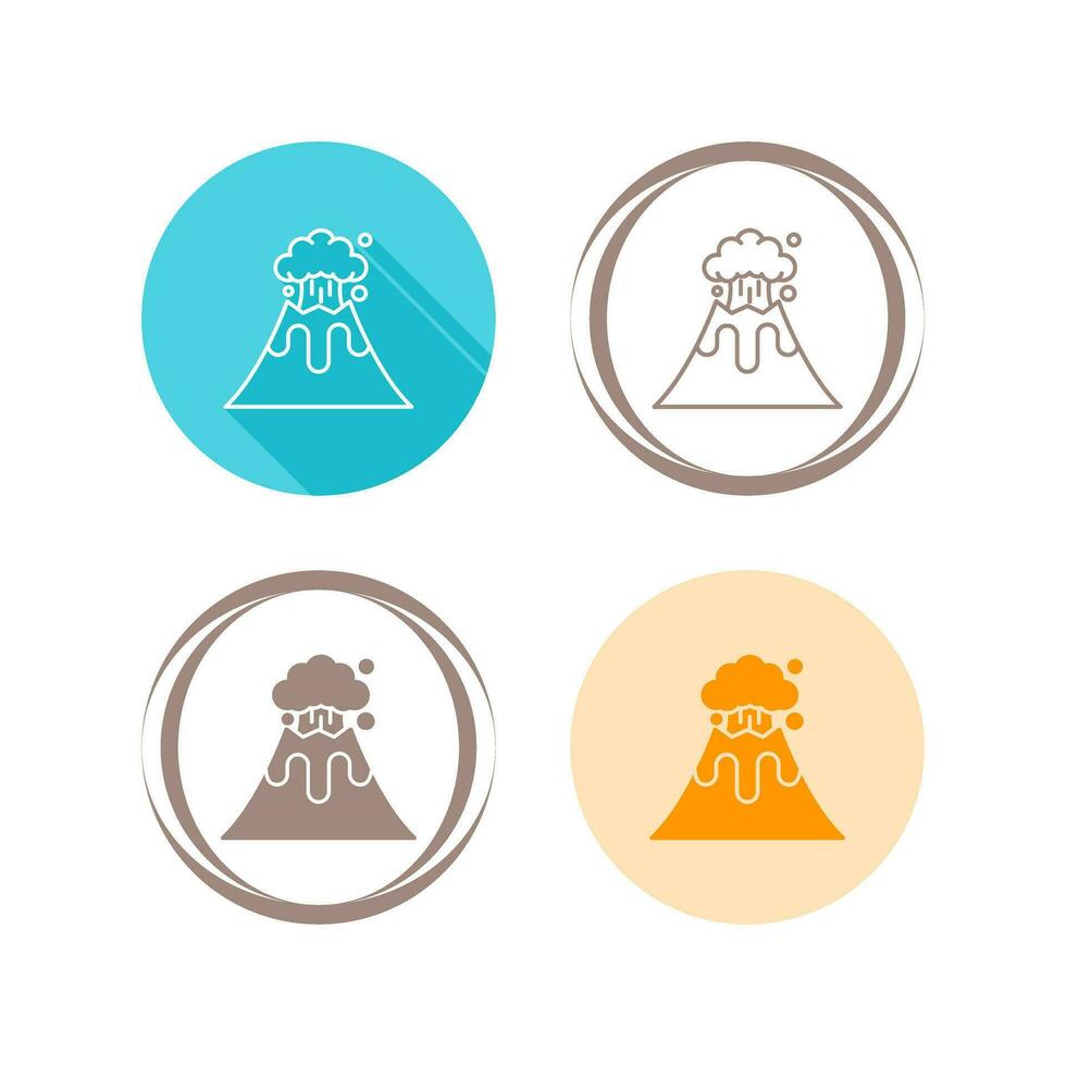 Volcano Vector Icon