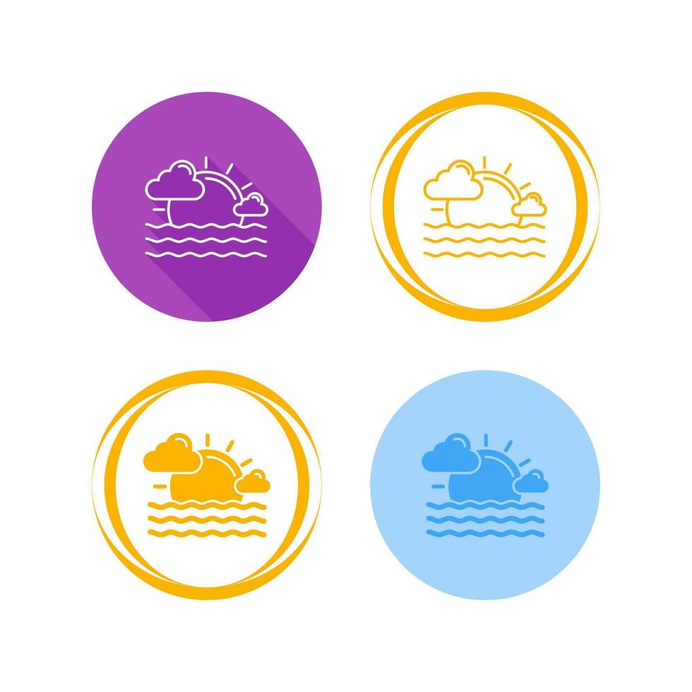 Sunset Vector Icon